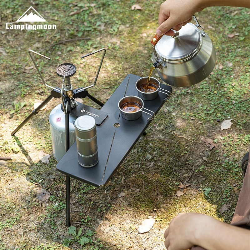 Outdoor Camping Gas Stove - CAMPINGMOON Z18 flat gas cylinder lamp,