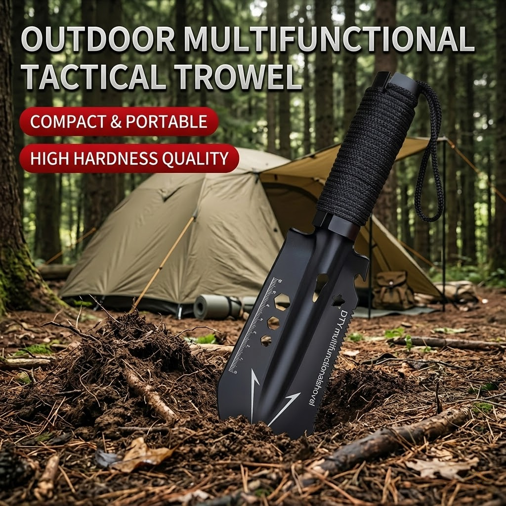 Outdoor Camping Essential Gear - Ultralight Mini Tactical Shovel Compact Engineer