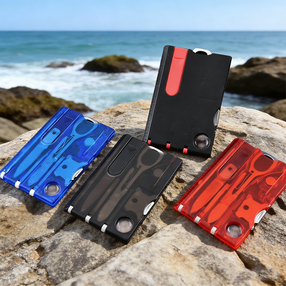 Outdoor Camping Essential Gear - 12 in 1 Portable Pocket Credit