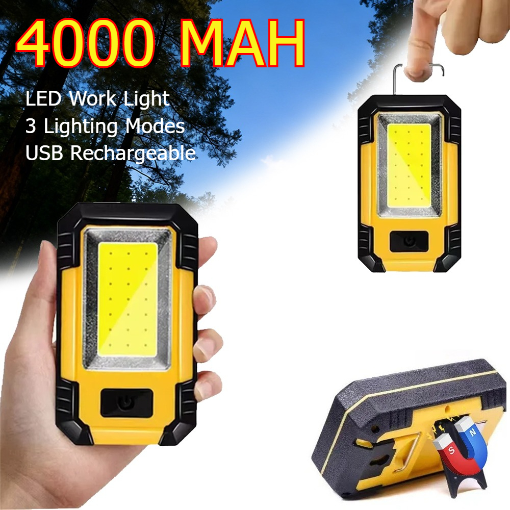 Outdoor Camping Lantern - Rechargeable 4000MaH Work Light Super Bright