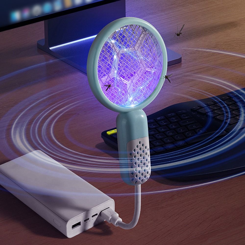 Outdoor Camping Bug Zapper - Mini USB Mosquito Swatter Electric Shock
