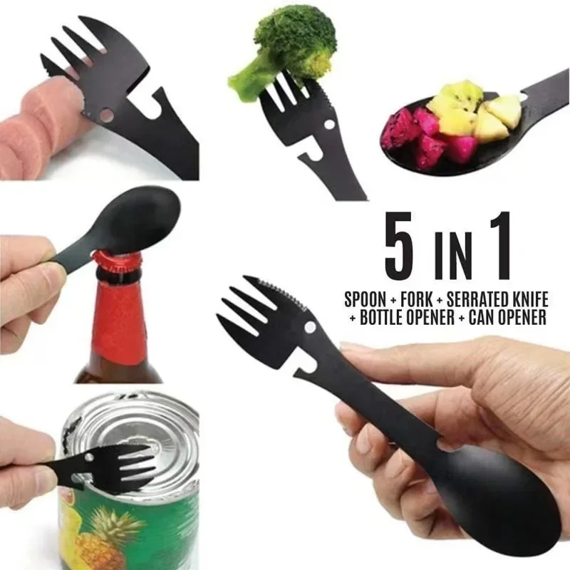 Outdoor Survival Tools 5 in 1  - đánh giá và giá Outdoor Camping Essential Gear