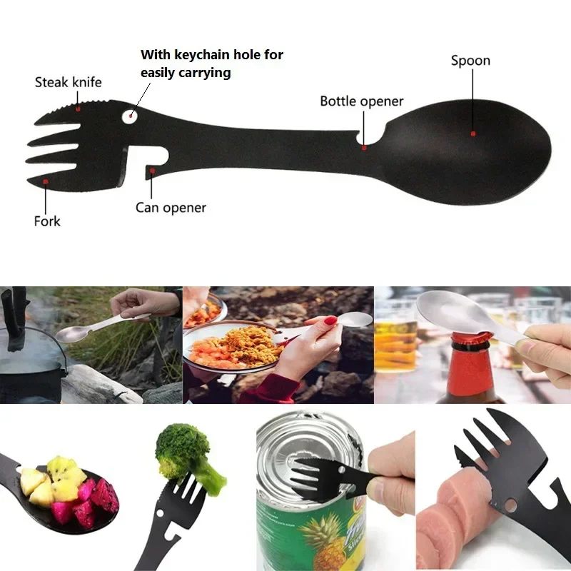 Outdoor Survival Tools 5 in 1  - đánh giá và giá Outdoor Camping Essential Gear