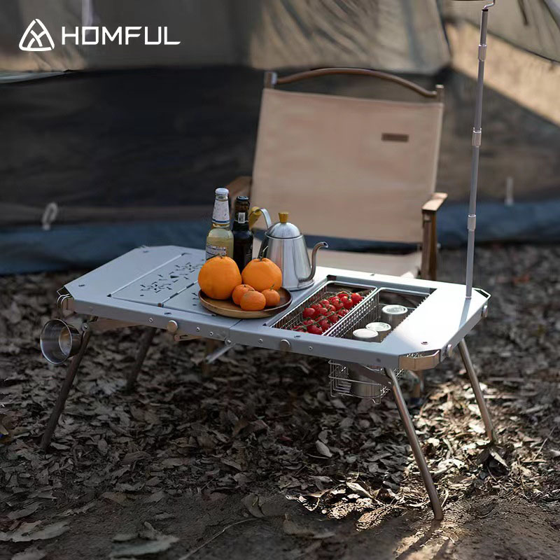 HOMFUL Outdoor Camping Combina - đánh giá và giá Outdoor Camping Cooking Table