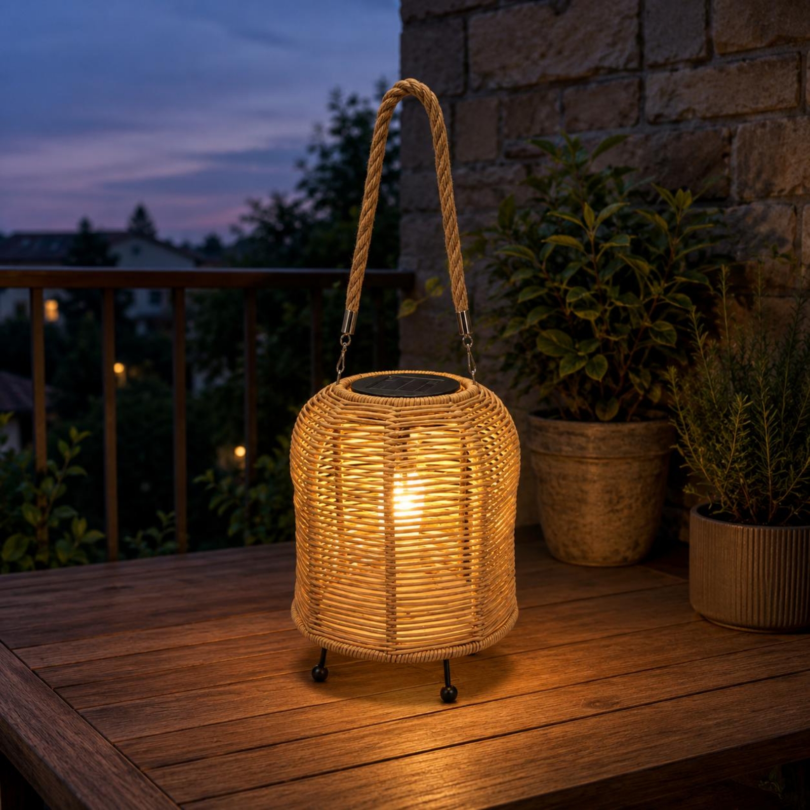 Handwoven Solar Lantern Braide - đánh giá và giá Outdoor Camping Lantern
