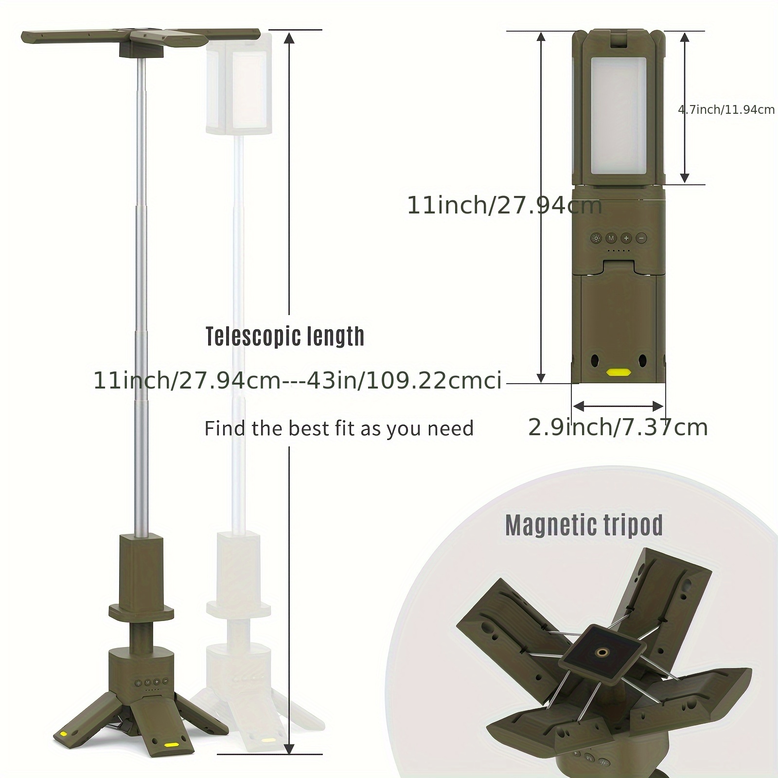Camping Lantern, 14000mAh Rech - đánh giá và giá Outdoor Camping Lantern