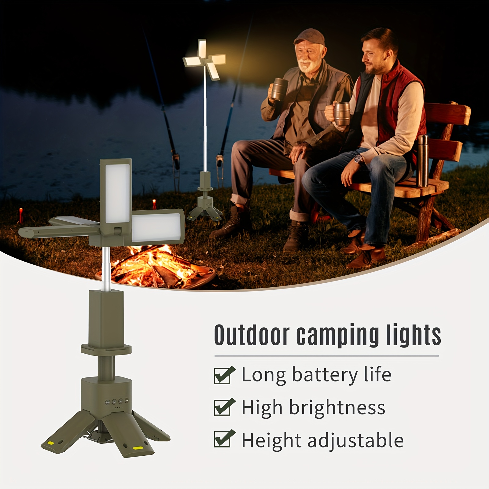 Camping Lantern, 14000mAh Rech - đánh giá và giá Outdoor Camping Lantern