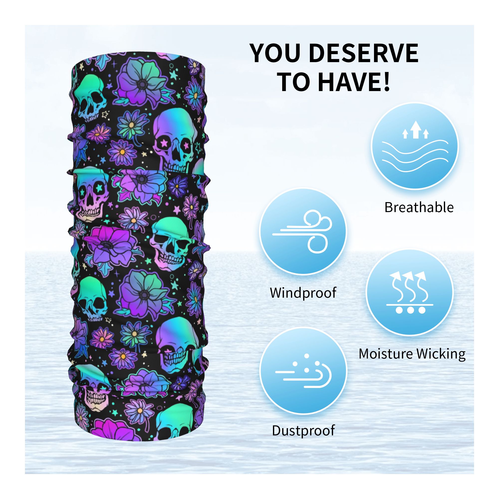 Halloween Neon Horror Skull St - đánh giá và giá Trekking Gaiters
