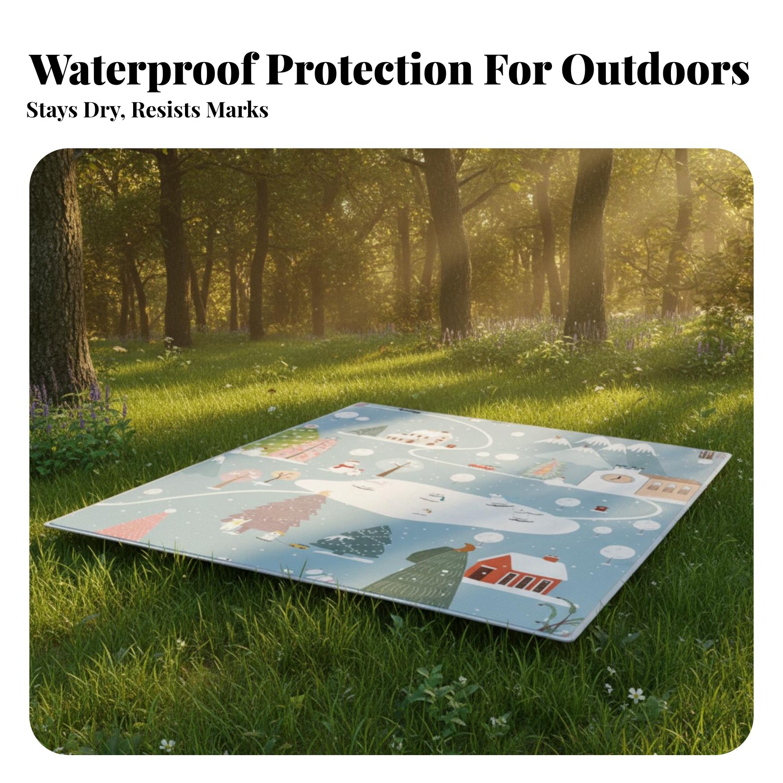 Camping Dining Mat, Foldable P - đánh giá và giá Outdoor Camping Blanket
