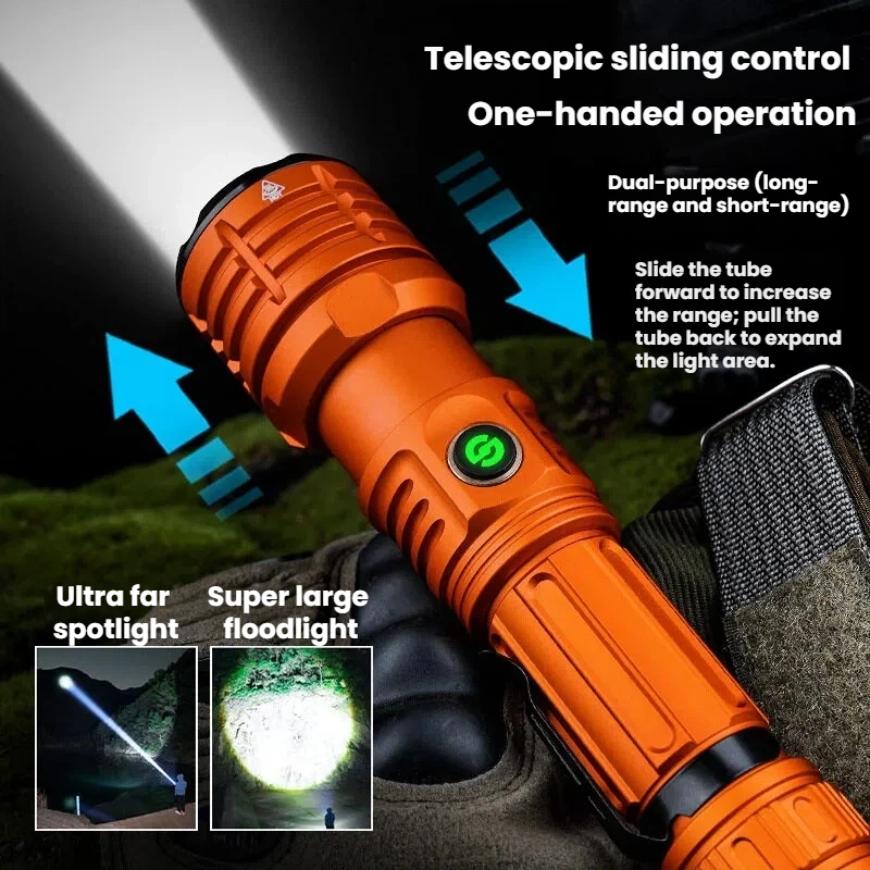 Strong Light LED Flashlight Zo - đánh giá và giá Outdoor Camping Lantern