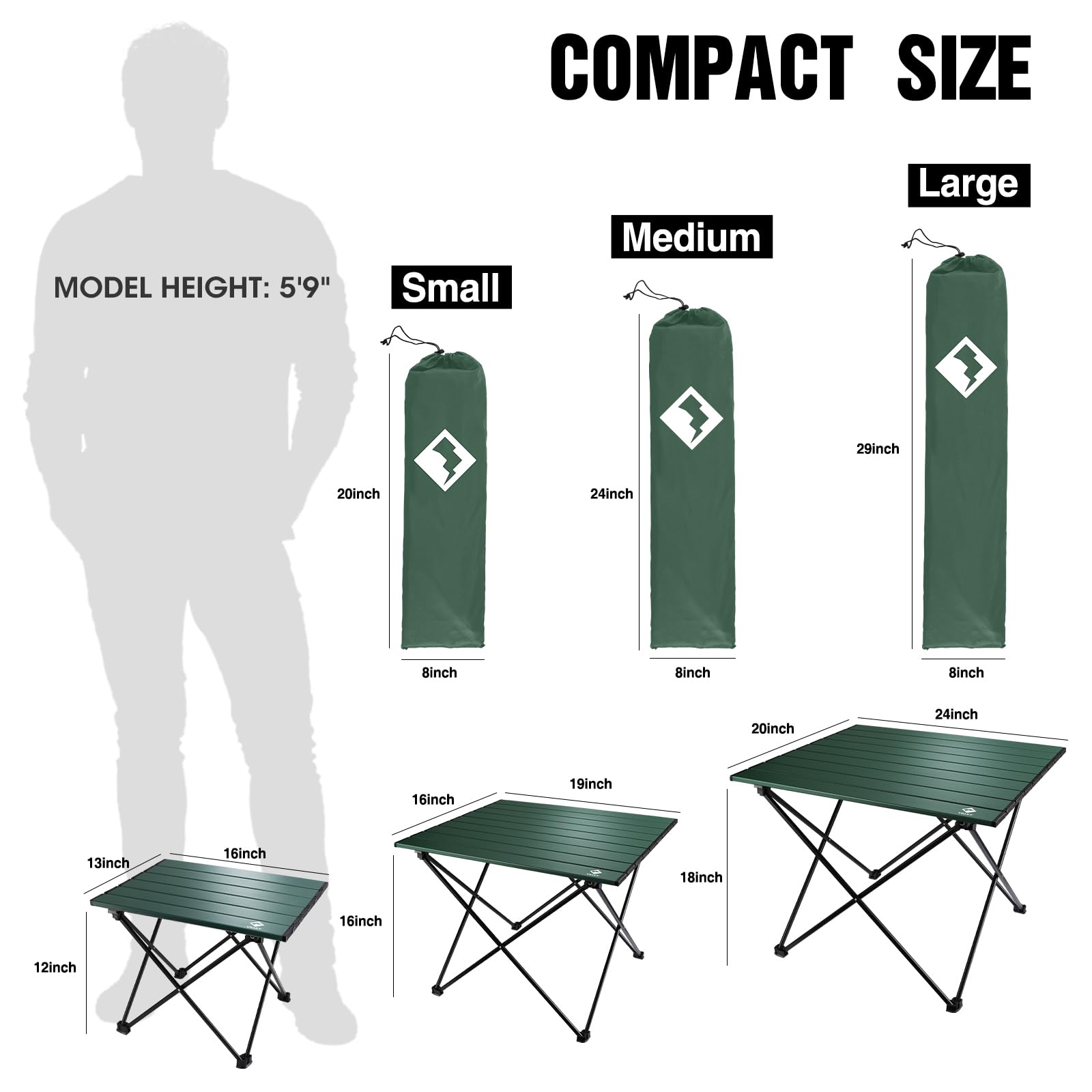 Portable Camping Side Table, U - đánh giá và giá Outdoor Camping Cooking Table