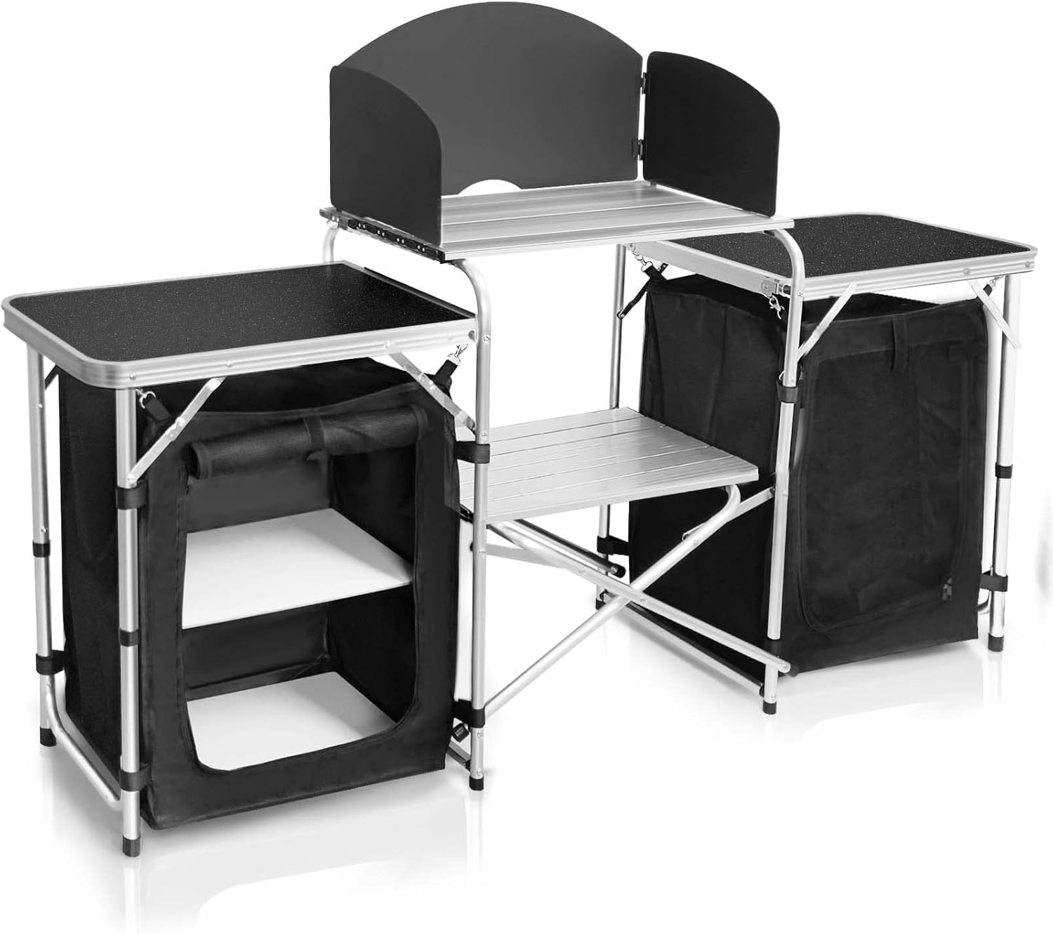 Folding Camping Kitchen Table  - đánh giá và giá Outdoor Camping Cooking Table