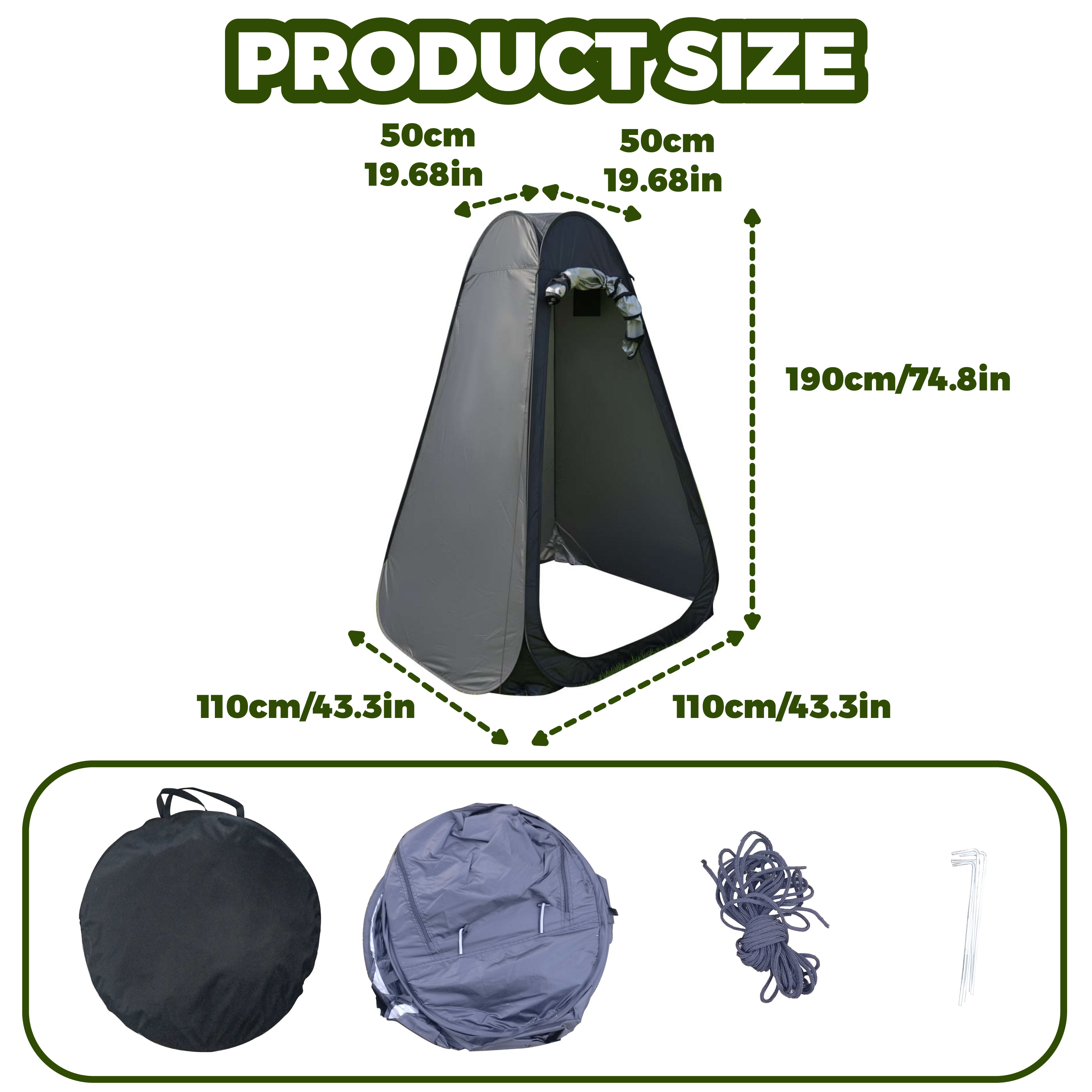 Portable Pop-Up Privacy Tent O - đánh giá và giá Outdoor Camping House