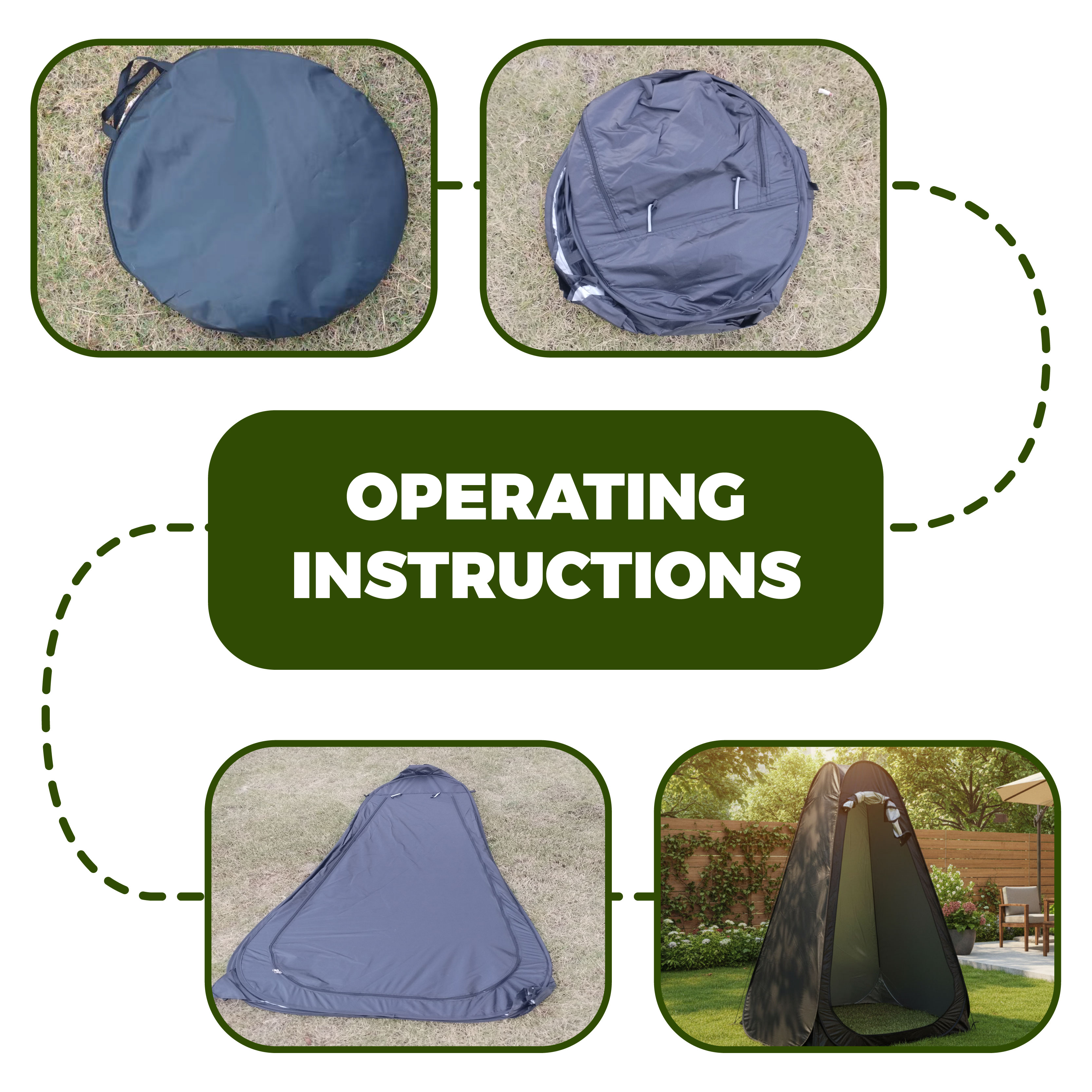Portable Pop-Up Privacy Tent O - đánh giá và giá Outdoor Camping House