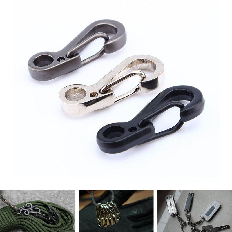 10Pcs/lot Mini Carabiner Parac - đánh giá và giá Outdoor Camping Essential Gear