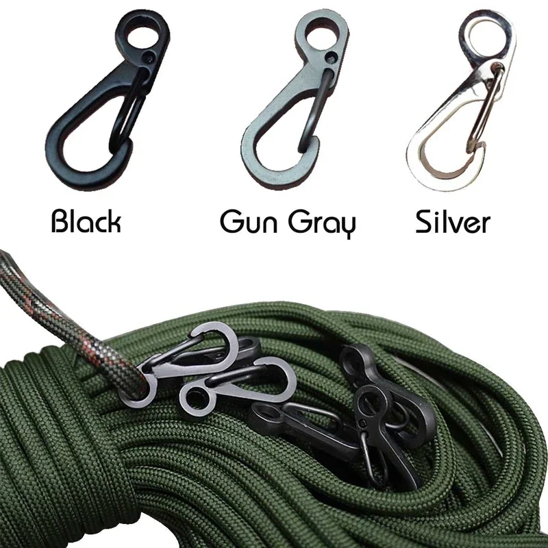 10Pcs/lot Mini Carabiner Parac - đánh giá và giá Outdoor Camping Essential Gear