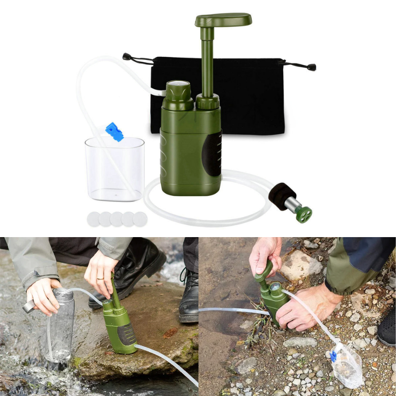 Outdoor Water Filter 3-Stage W - đánh giá và giá Outdoor Camping Essential Gear