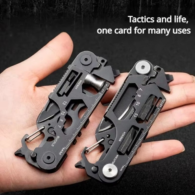 Multifunctional EDC Tool Card  - đánh giá và giá Outdoor Camping Essential Gear