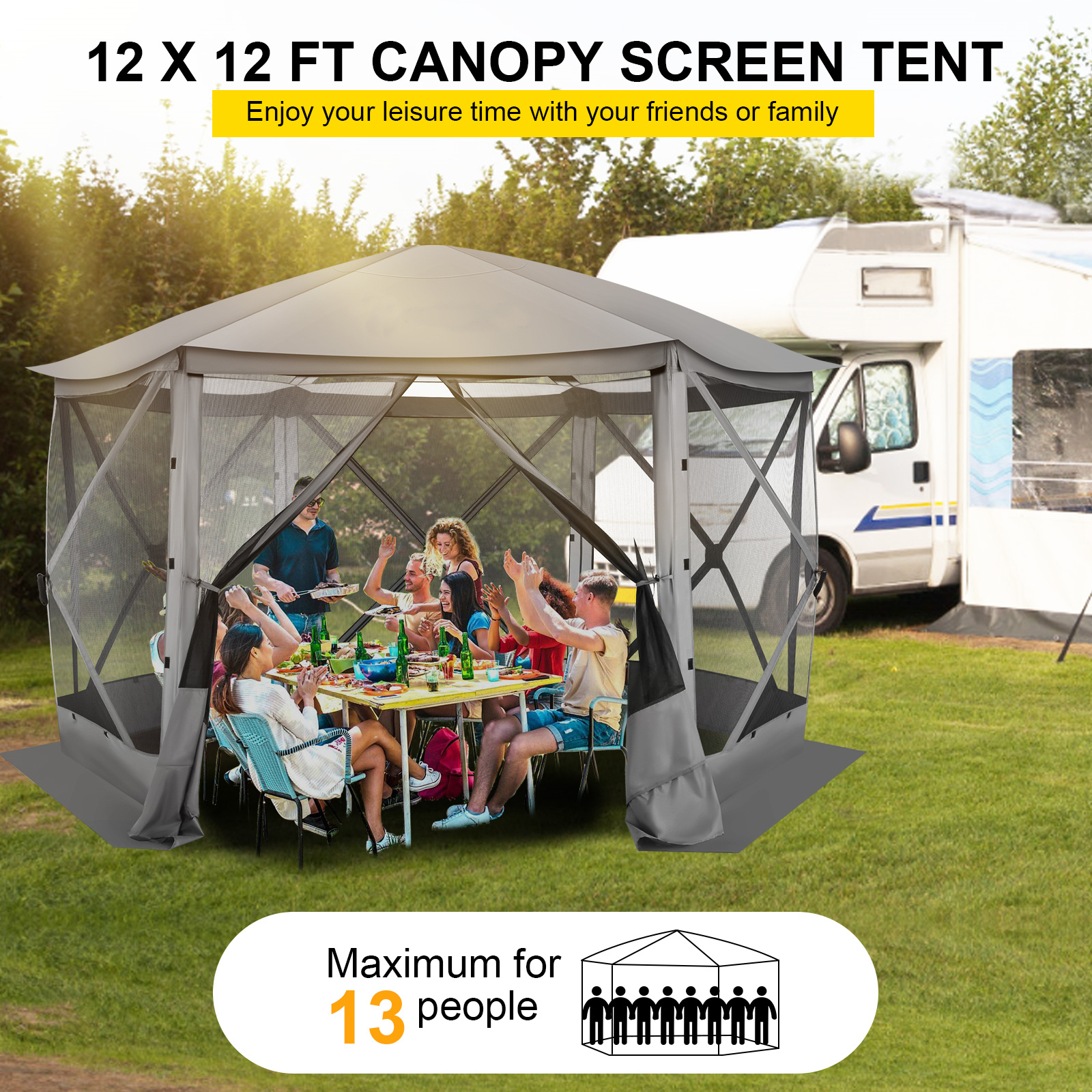 Pop up Gazebo Screen Tent Scre - đánh giá và giá Outdoor Camping House