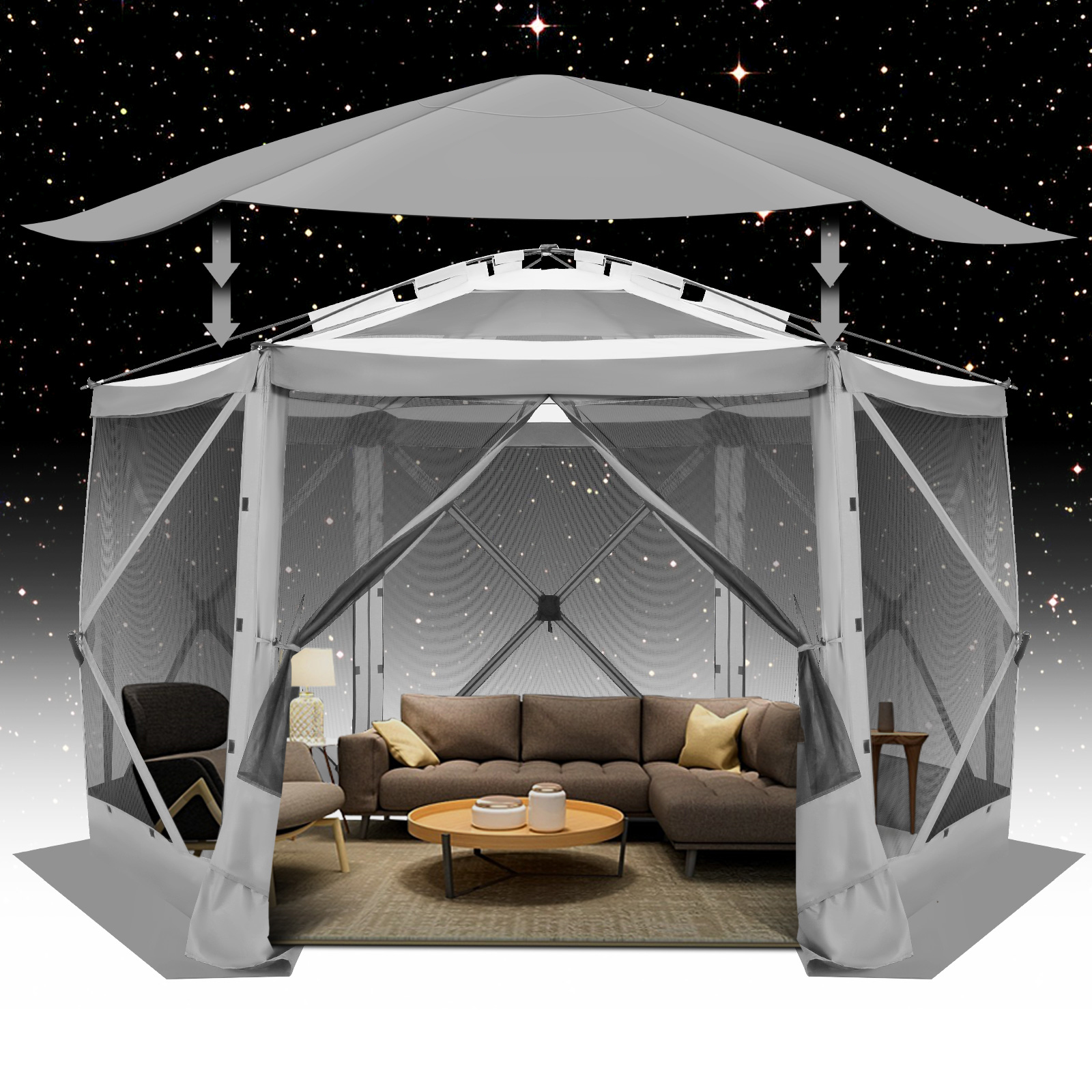 Pop up Gazebo Screen Tent Scre - đánh giá và giá Outdoor Camping House