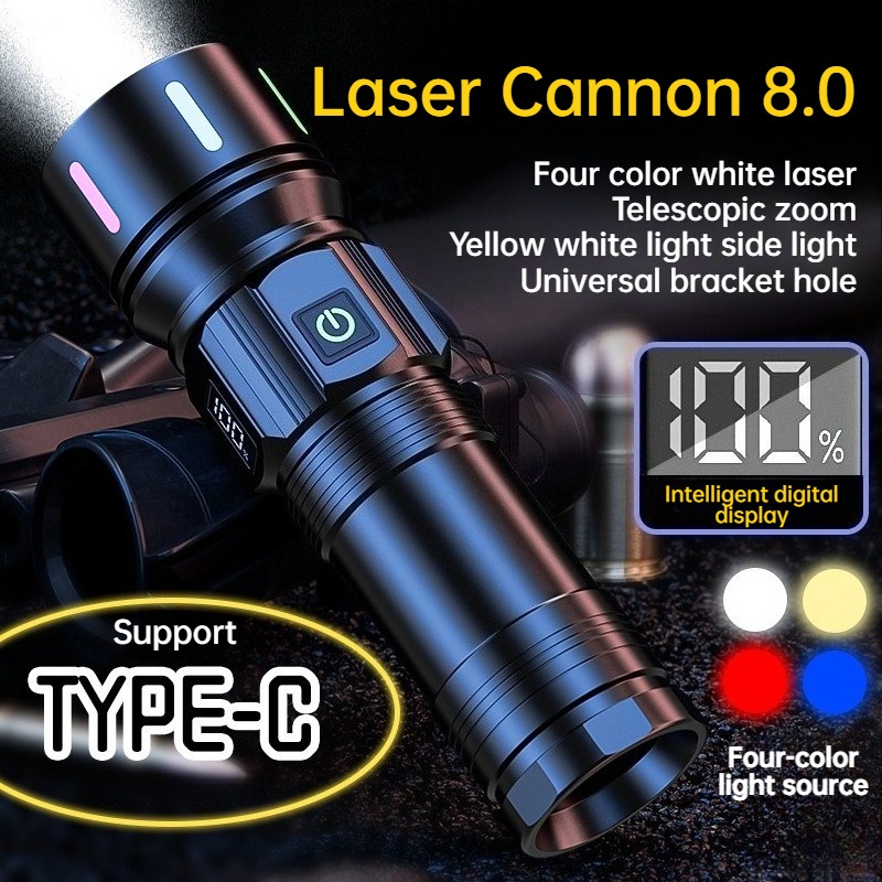 Strong Light LED Flashlight Te - đánh giá và giá Outdoor Camping Lantern