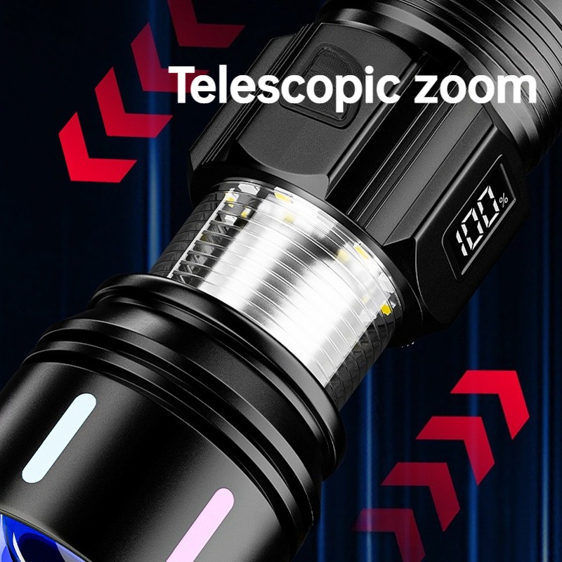 Strong Light LED Flashlight Te - đánh giá và giá Outdoor Camping Lantern