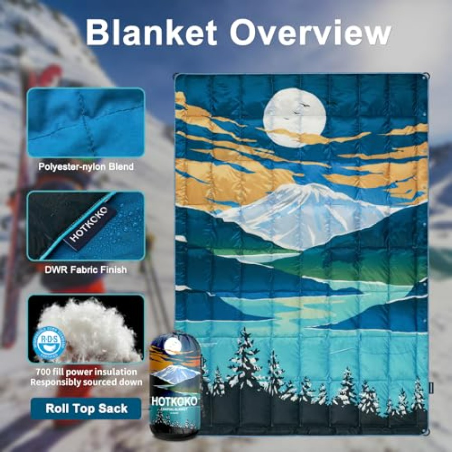 Down Camping Blanket for Outdo - đánh giá và giá Outdoor Camping Blanket