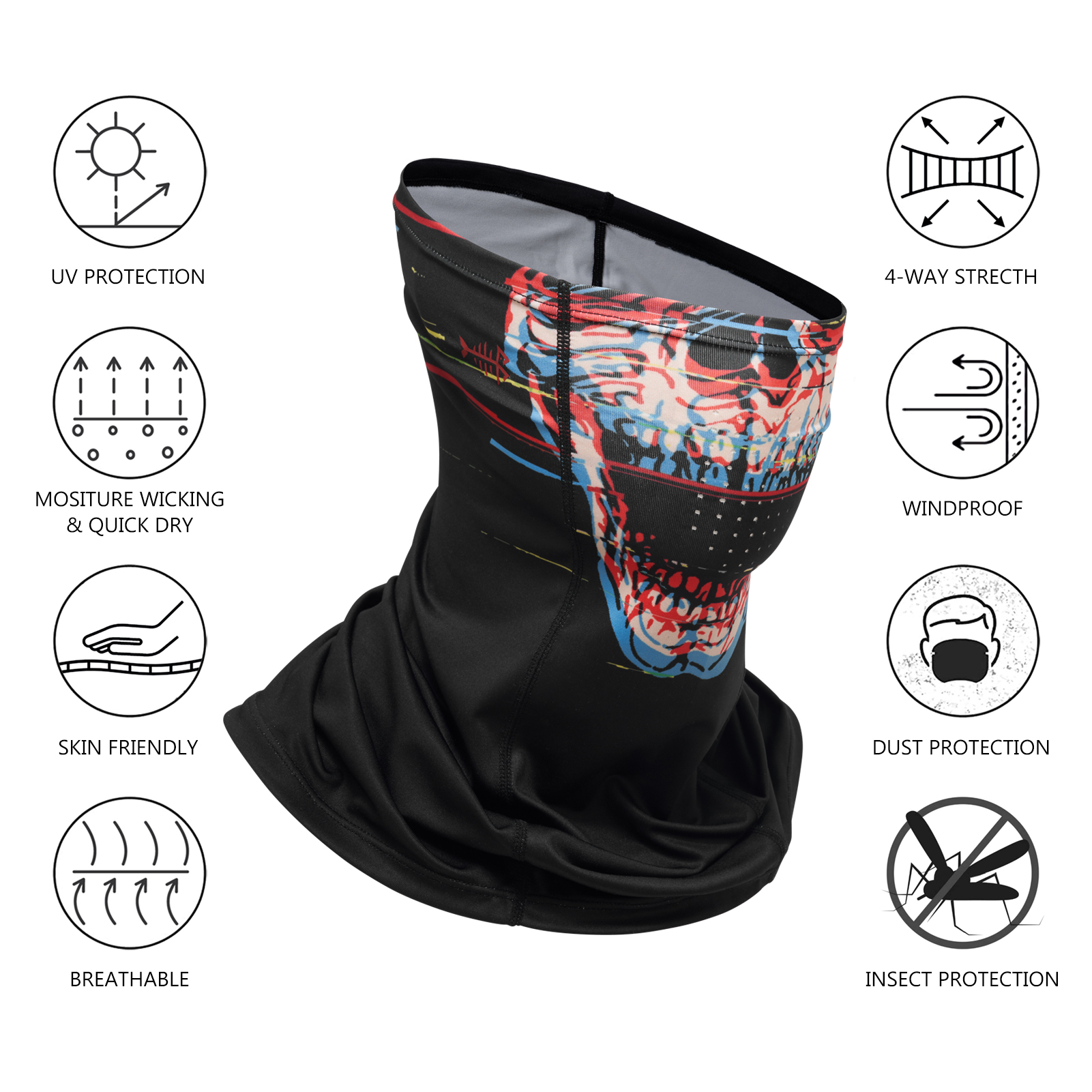 Bassdash UPF 50 Fishing Neck G - đánh giá và giá Trekking Gaiters