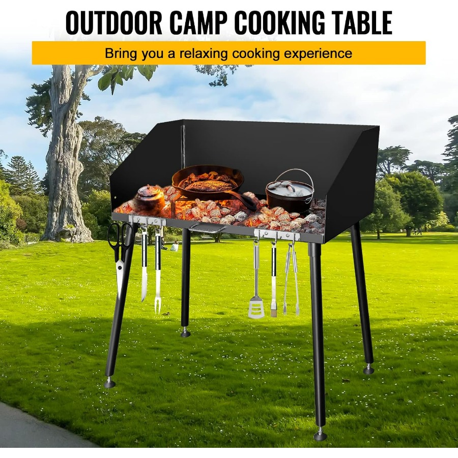 30 x 16 Inch Carbon Steel Dutc - đánh giá và giá Outdoor Camping Cooking Table