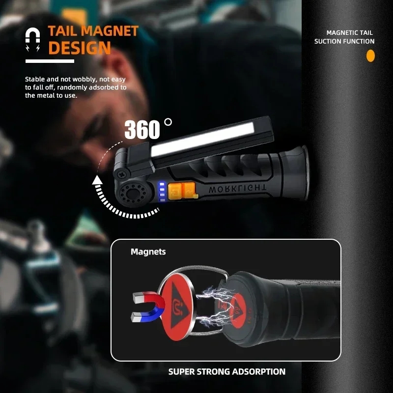 Portable COB LED Flashlight US - đánh giá và giá Outdoor Camping Glamping