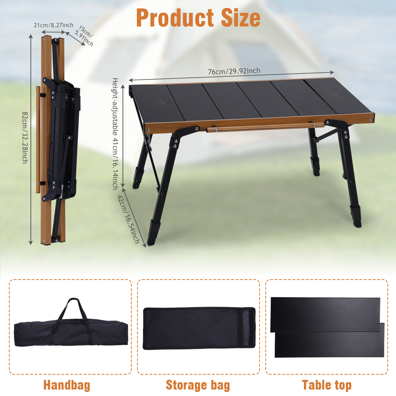 Portable Camping Table with St - đánh giá và giá Outdoor Camping Cooking Table