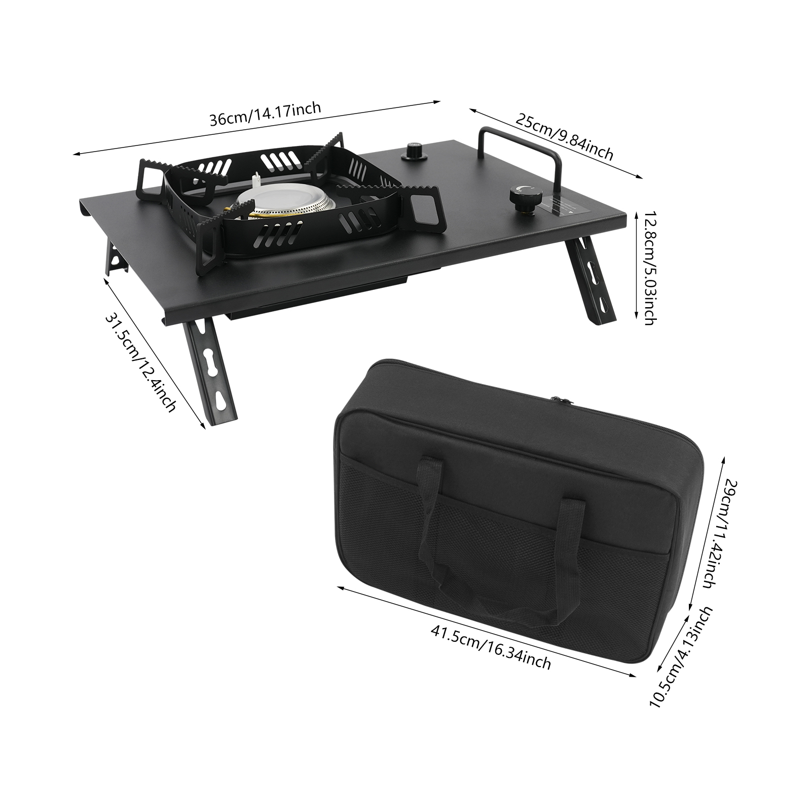 Black Outdoor Gas Stove, Folda - đánh giá và giá Outdoor Camping Gas Stove