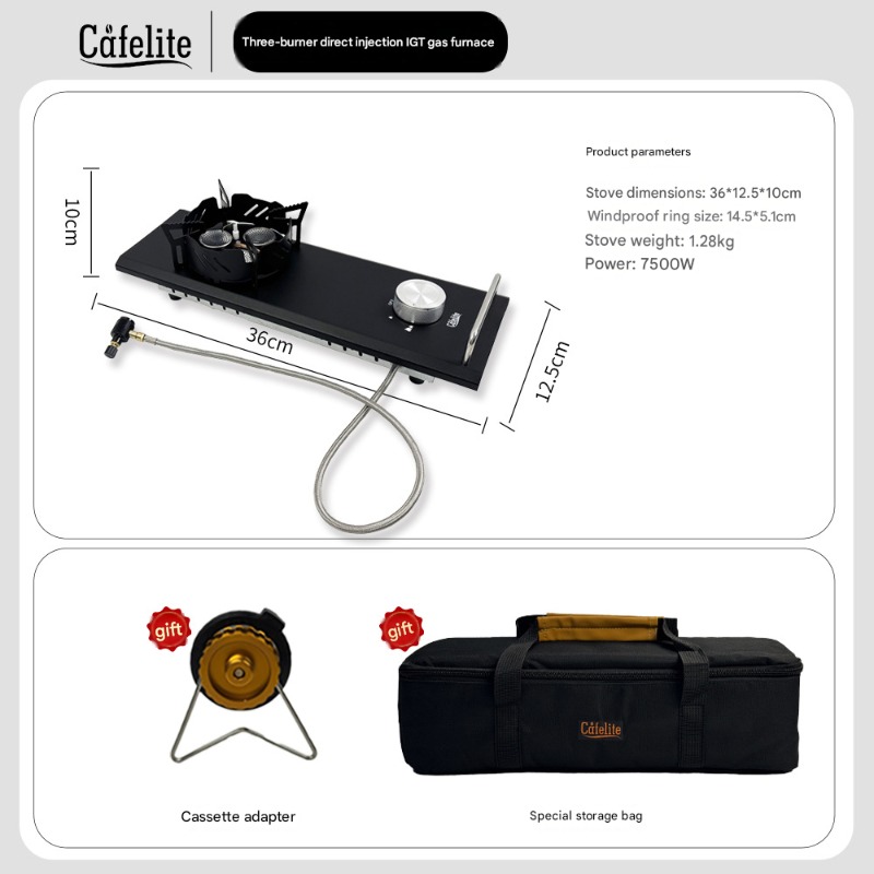Mini Split Gas Stove Half Unit - đánh giá và giá Outdoor Camping Cooking Table