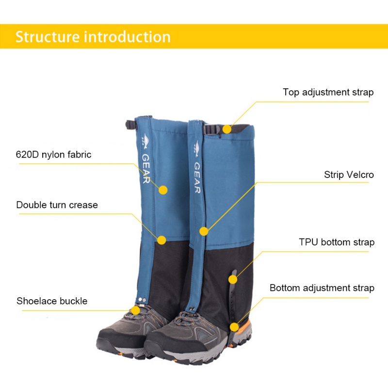 Outdoor Hiking Waterproof Snow - đánh giá và giá Trekking Gaiters