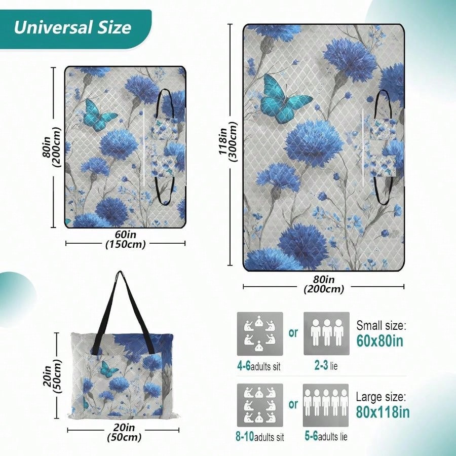 Picnic Blankets 118''x80'' Wat - đánh giá và giá Outdoor Camping Blanket