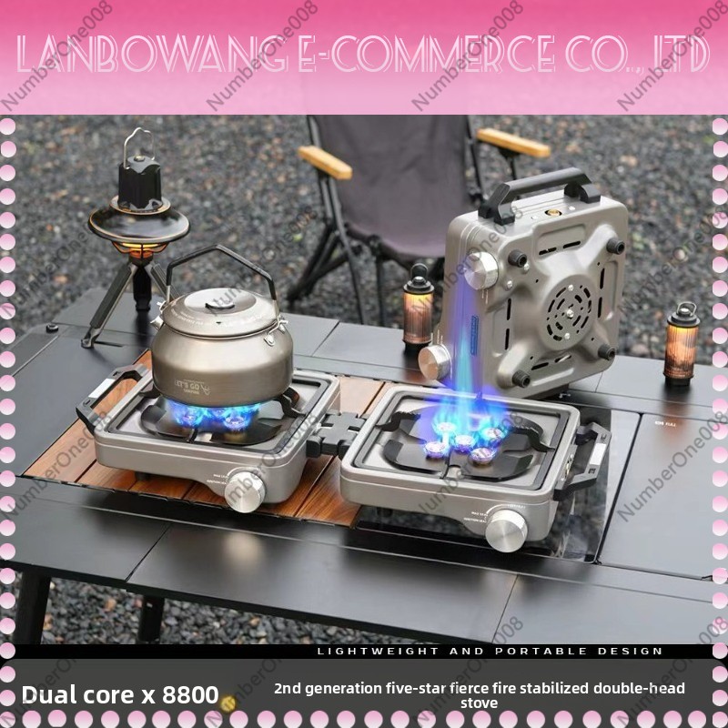 Outdoor Dual Burner High Power - đánh giá và giá Outdoor Camping Gas Stove