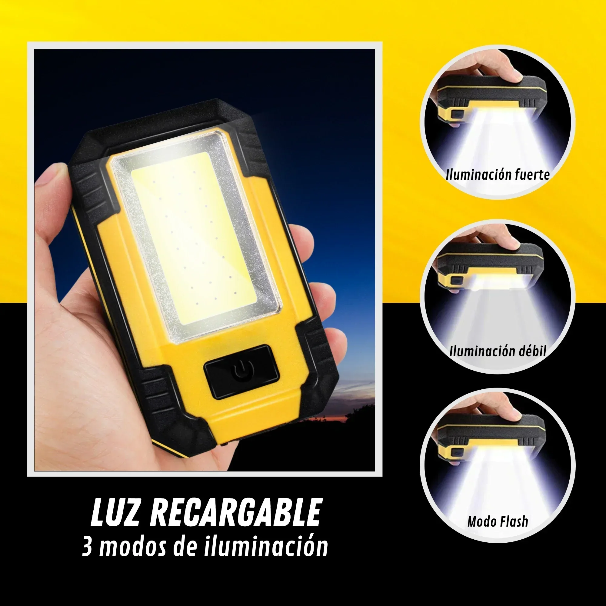 Rechargeable 4000MaH Work Ligh - đánh giá và giá Outdoor Camping Lantern