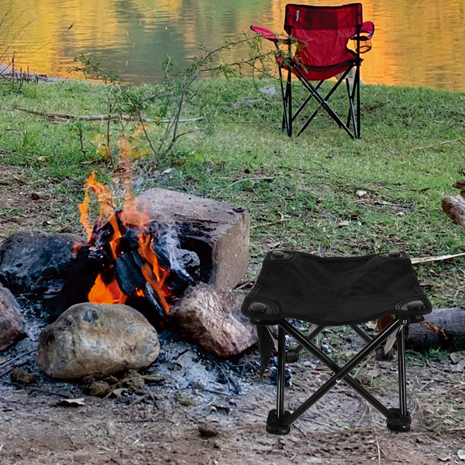 Folding Stool Portable Collaps - đánh giá và giá Outdoor Camping Activities For Adults