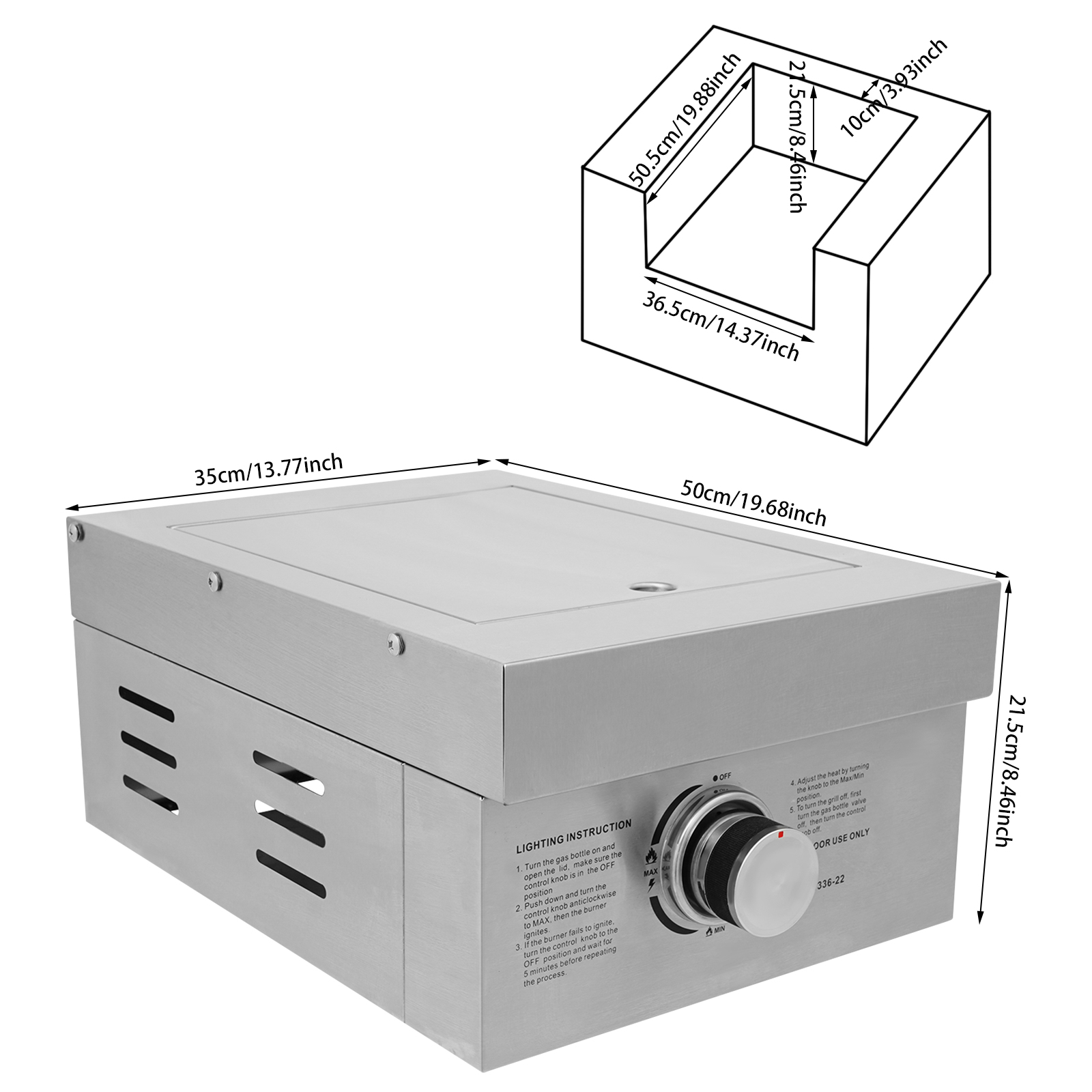 Gas Stove, Embedded/Outdoor, 3 - đánh giá và giá Outdoor Camping Gas Stove