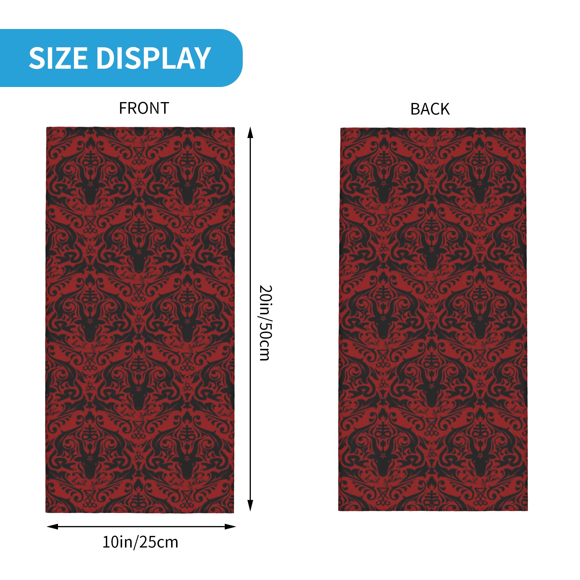 Baphomet Damask Hail Satan Bla - đánh giá và giá Trekking Gaiters