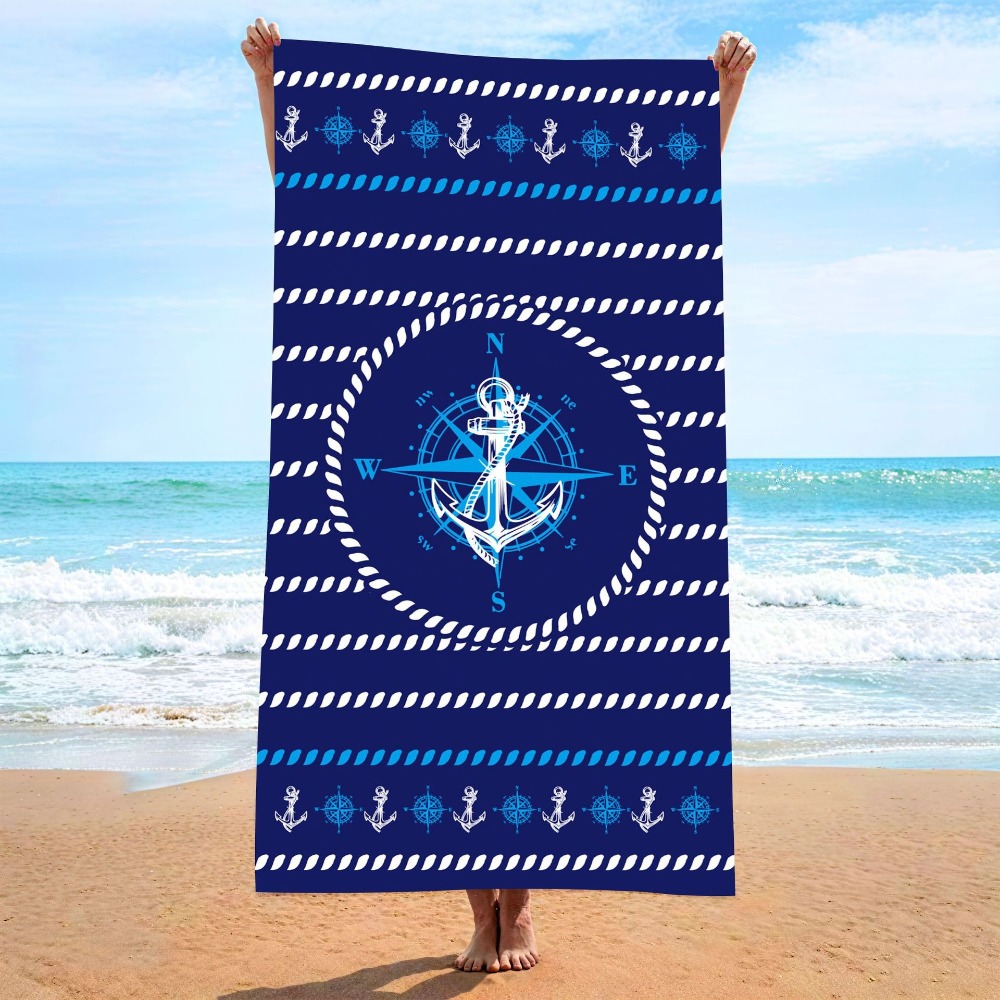Anchor Beach Towel70x140CM Qui - đánh giá và giá Outdoor Camping Blanket