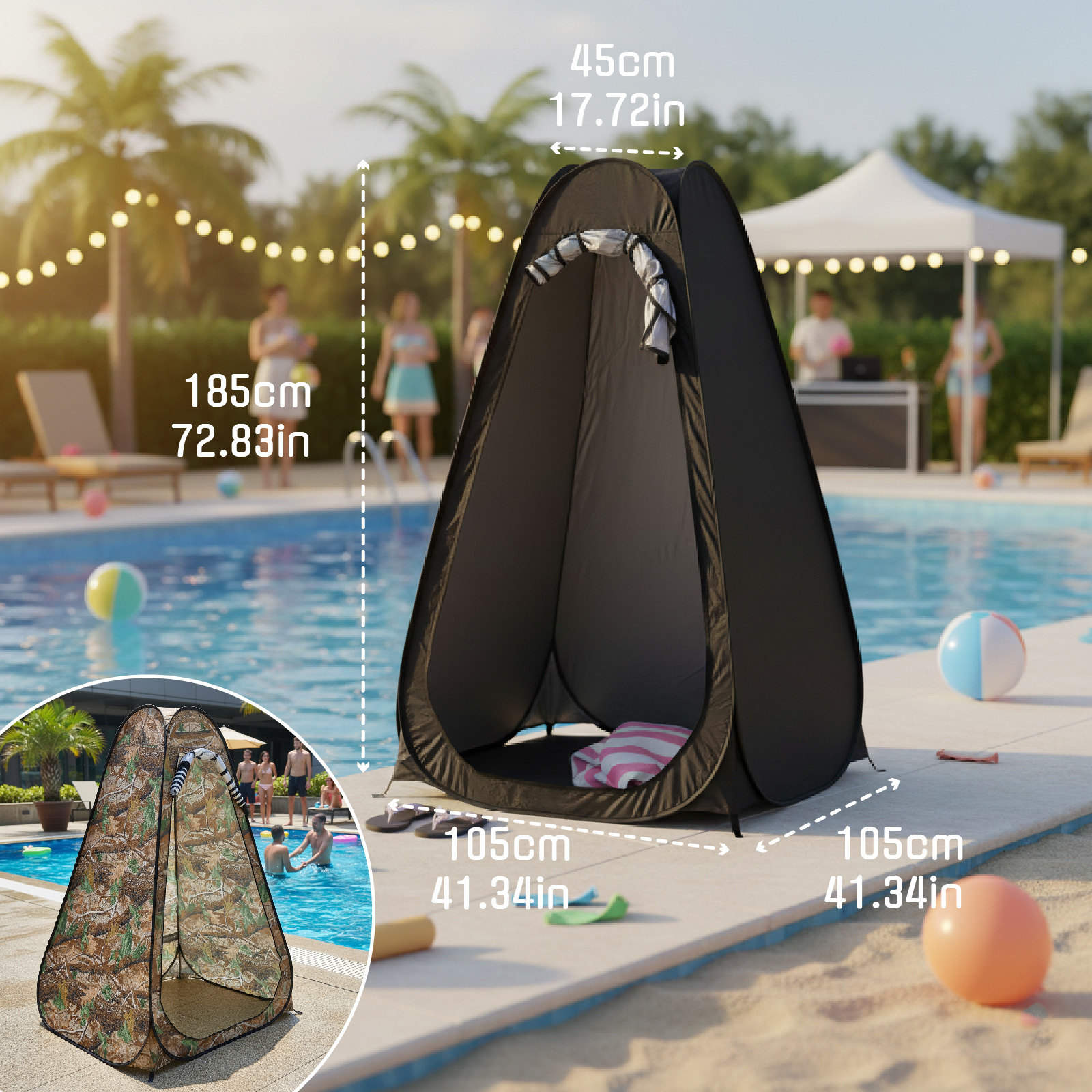Portable Pop-Up Privacy Tent f - đánh giá và giá Outdoor Camping House