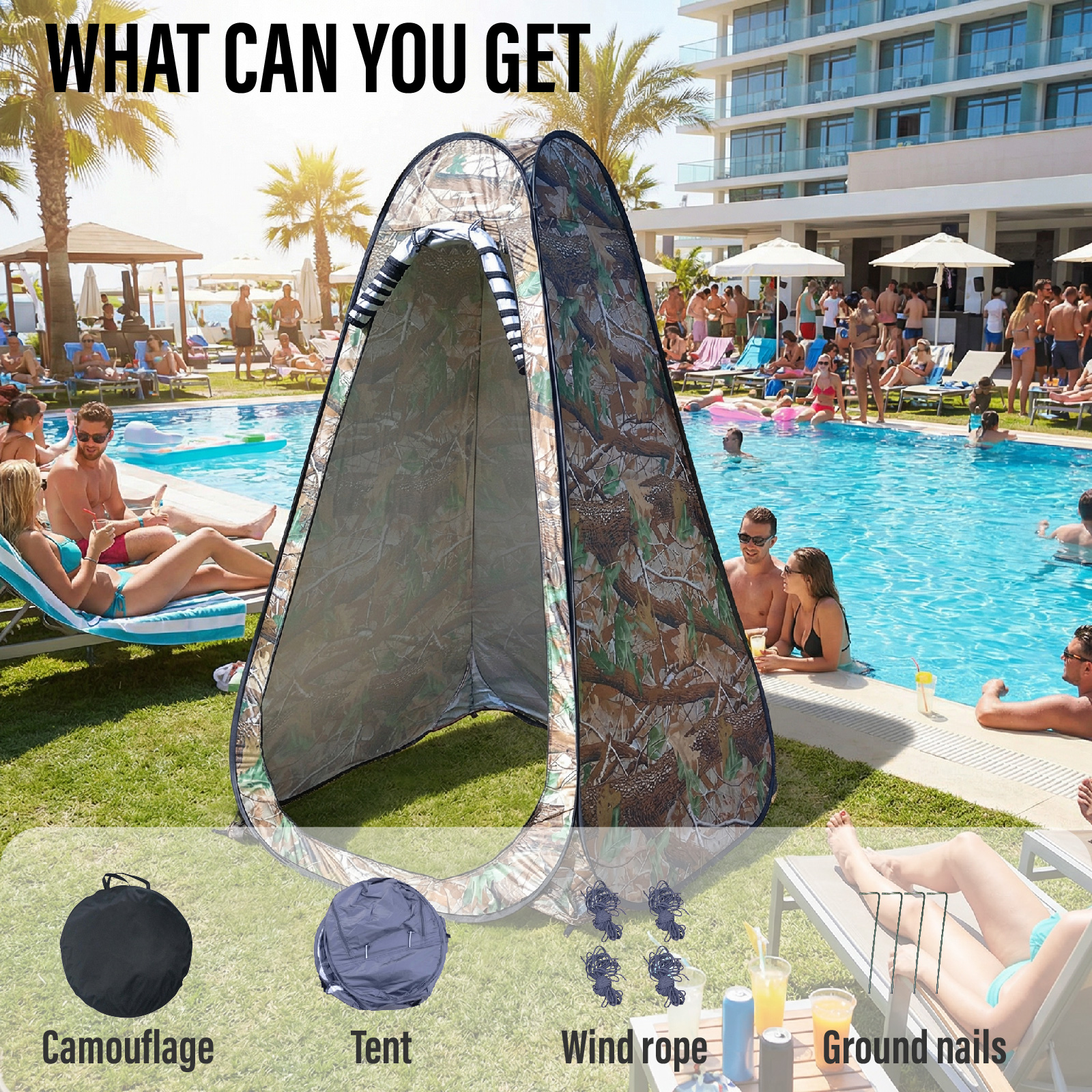 Portable Pop-Up Privacy Tent f - đánh giá và giá Outdoor Camping House