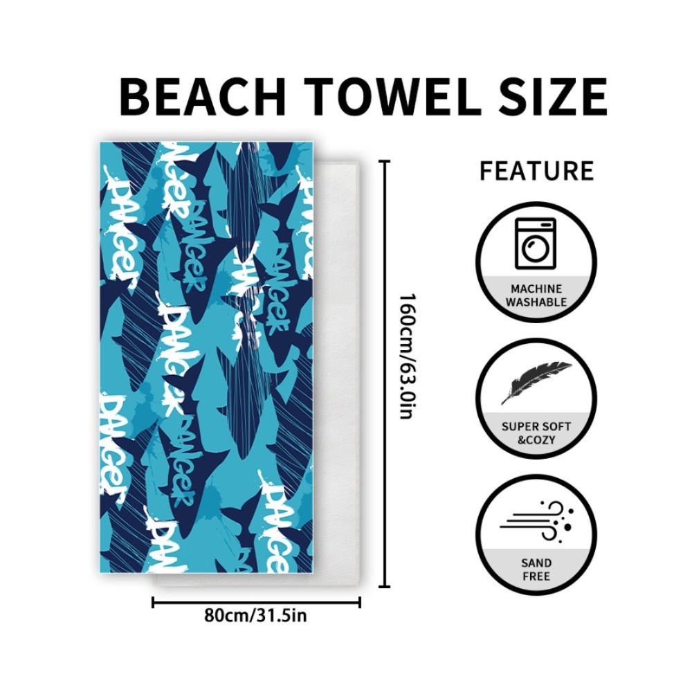 Fish Tail Print Beach Towels a - đánh giá và giá Outdoor Camping Blanket