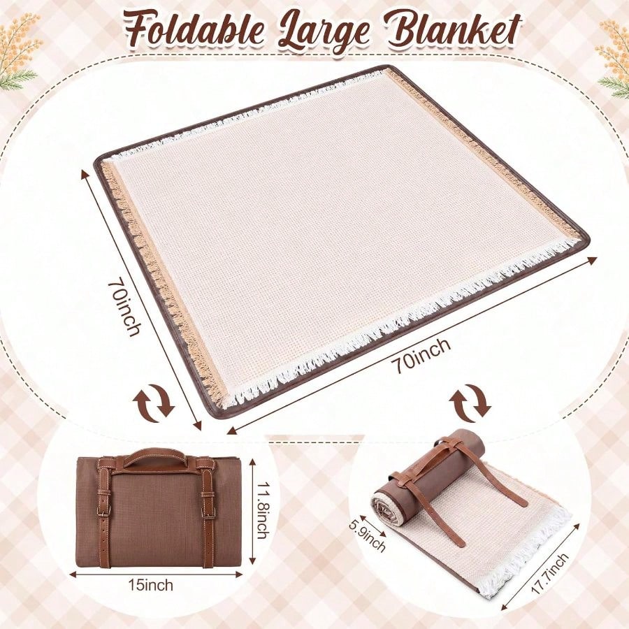 2 In 1 Waterproof Picnic Blank - đánh giá và giá Outdoor Camping Blanket