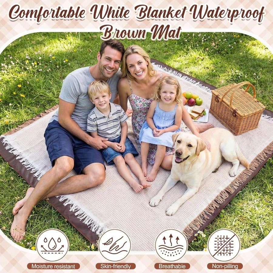 2 In 1 Waterproof Picnic Blank - đánh giá và giá Outdoor Camping Blanket