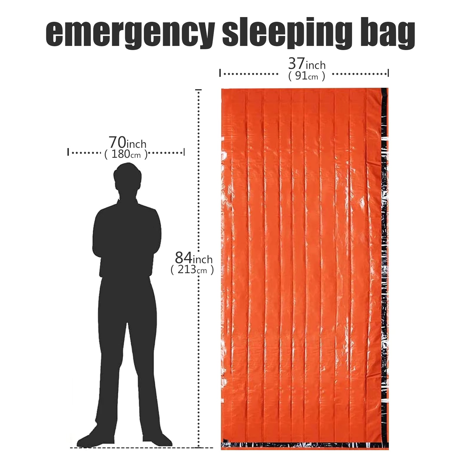 Emergency Sleeping Bag Thermal - đánh giá và giá Outdoor Camping Activities For Adults