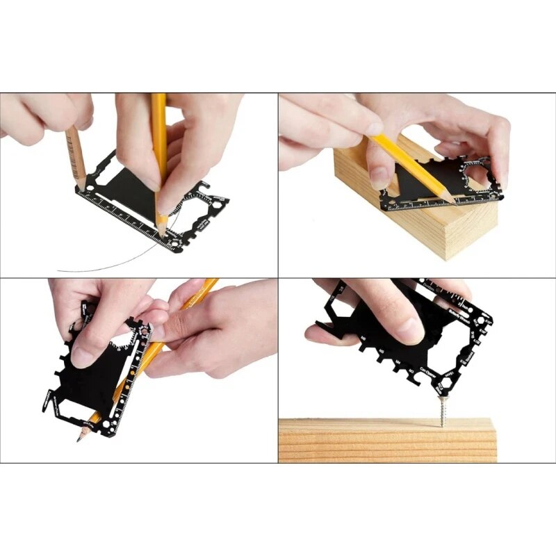 Multi Tool 46 in 1 Credit Card - đánh giá và giá Outdoor Camping Essential Gear