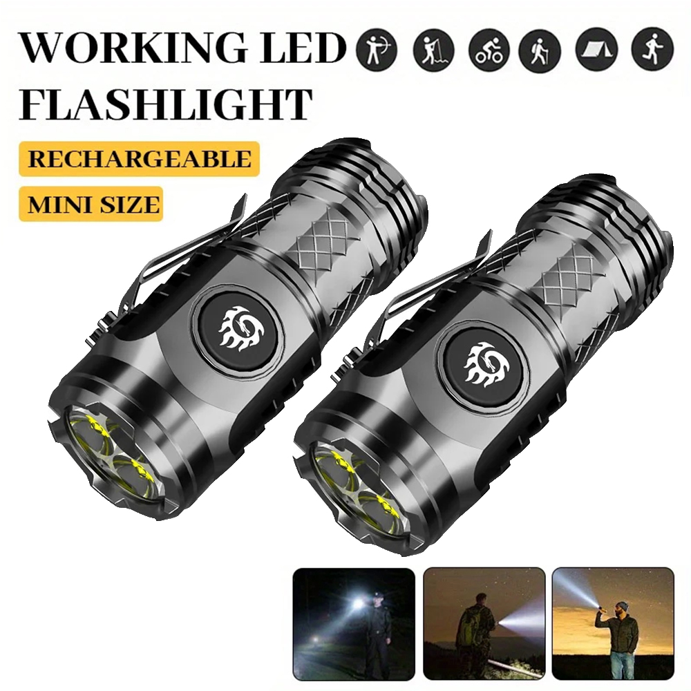High Strong Power LED Flashlig - đánh giá và giá Outdoor Camping Glamping