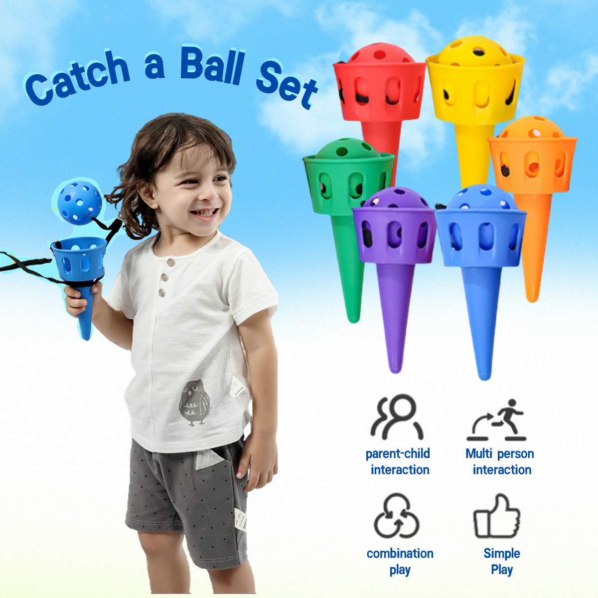 6pcs Catch a Ball Set,Champion - đánh giá và giá Outdoor Camping Activities For Adults
